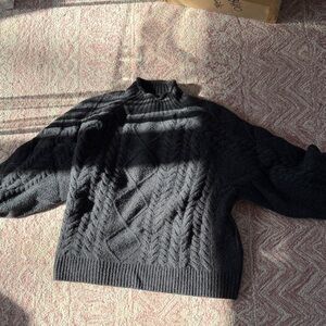 J. Crew Black Turtleneck Sweater